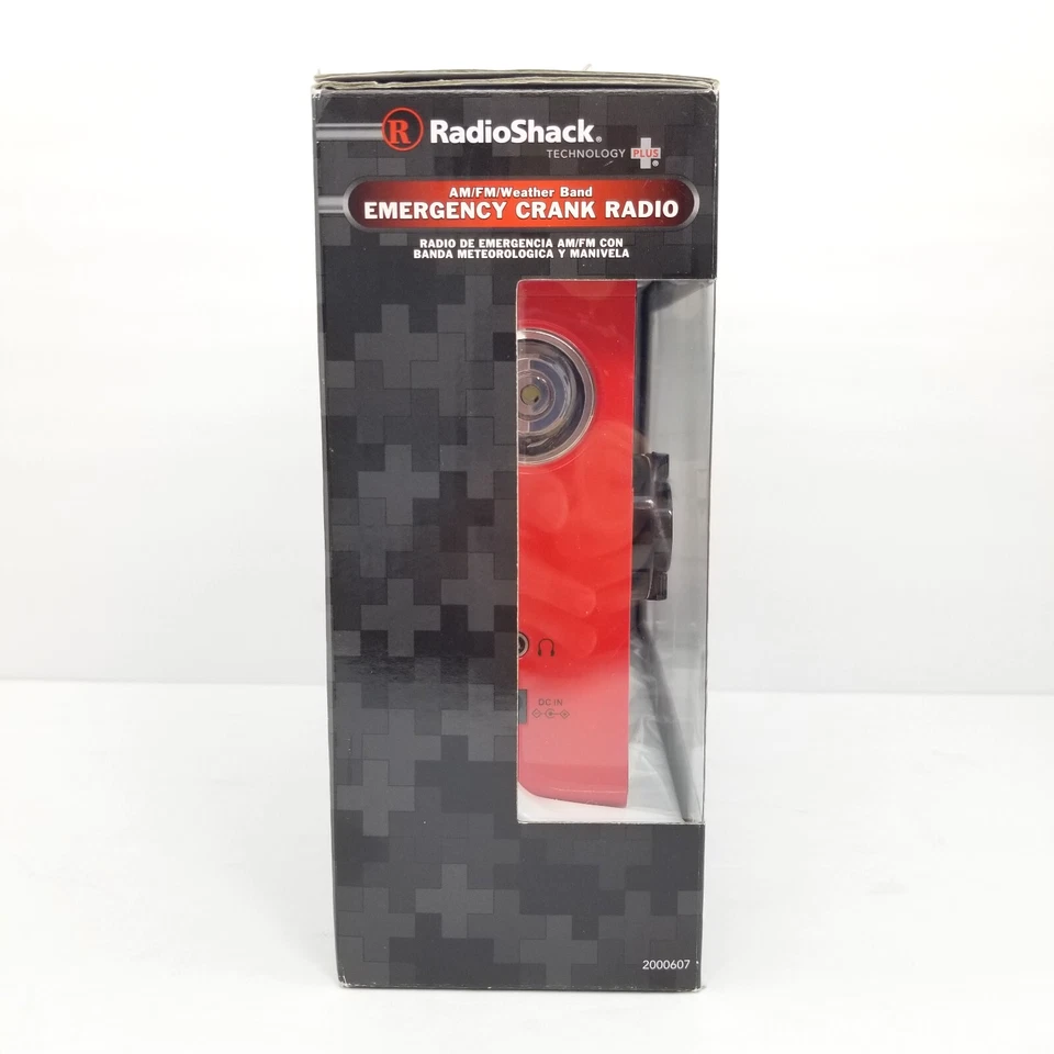 Radio Shack AM/FM Weather Band Emergency Light Crank Radio USB Charging Port - Image 3 of 4