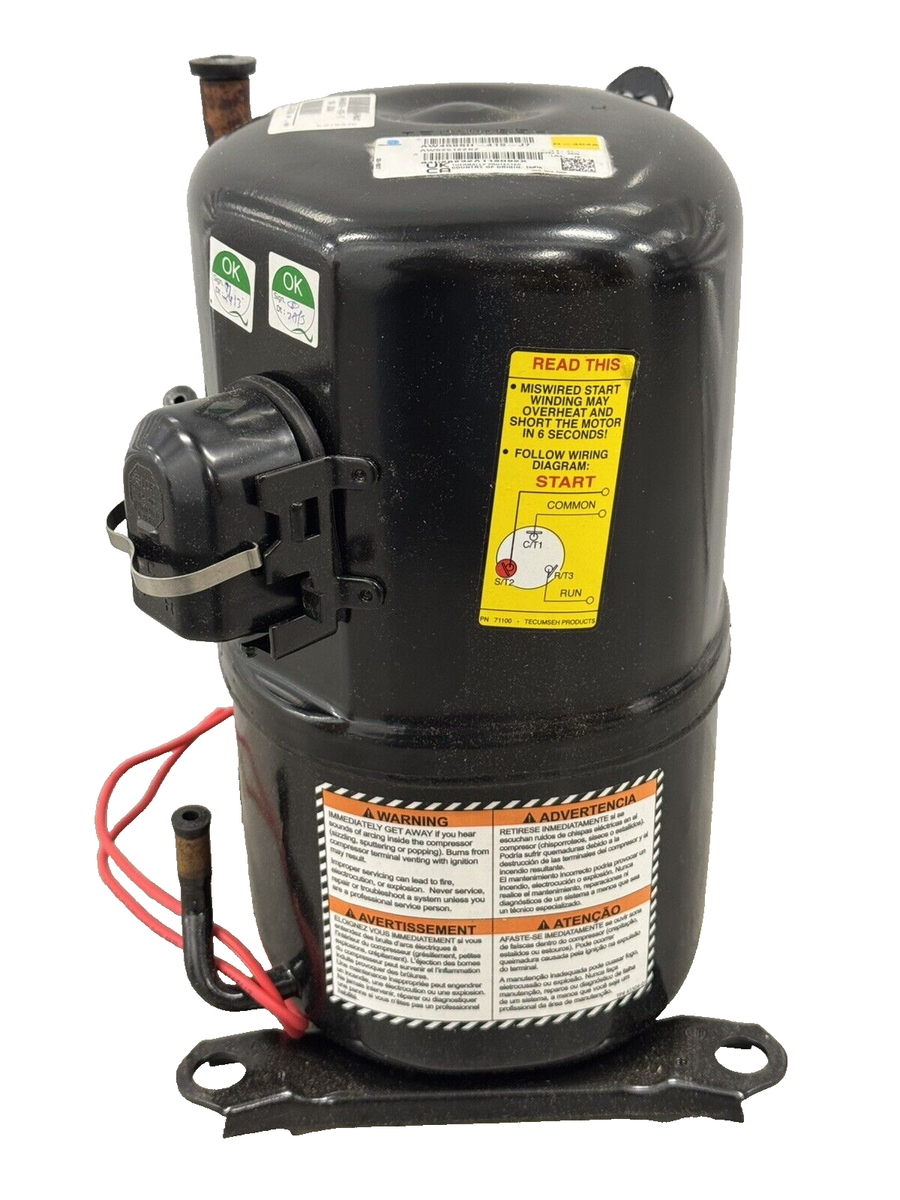 NEW TECUMSEH AW459SH-419-J7 RECIPROCATING COMPRESSOR 220V 60HZ 3PH