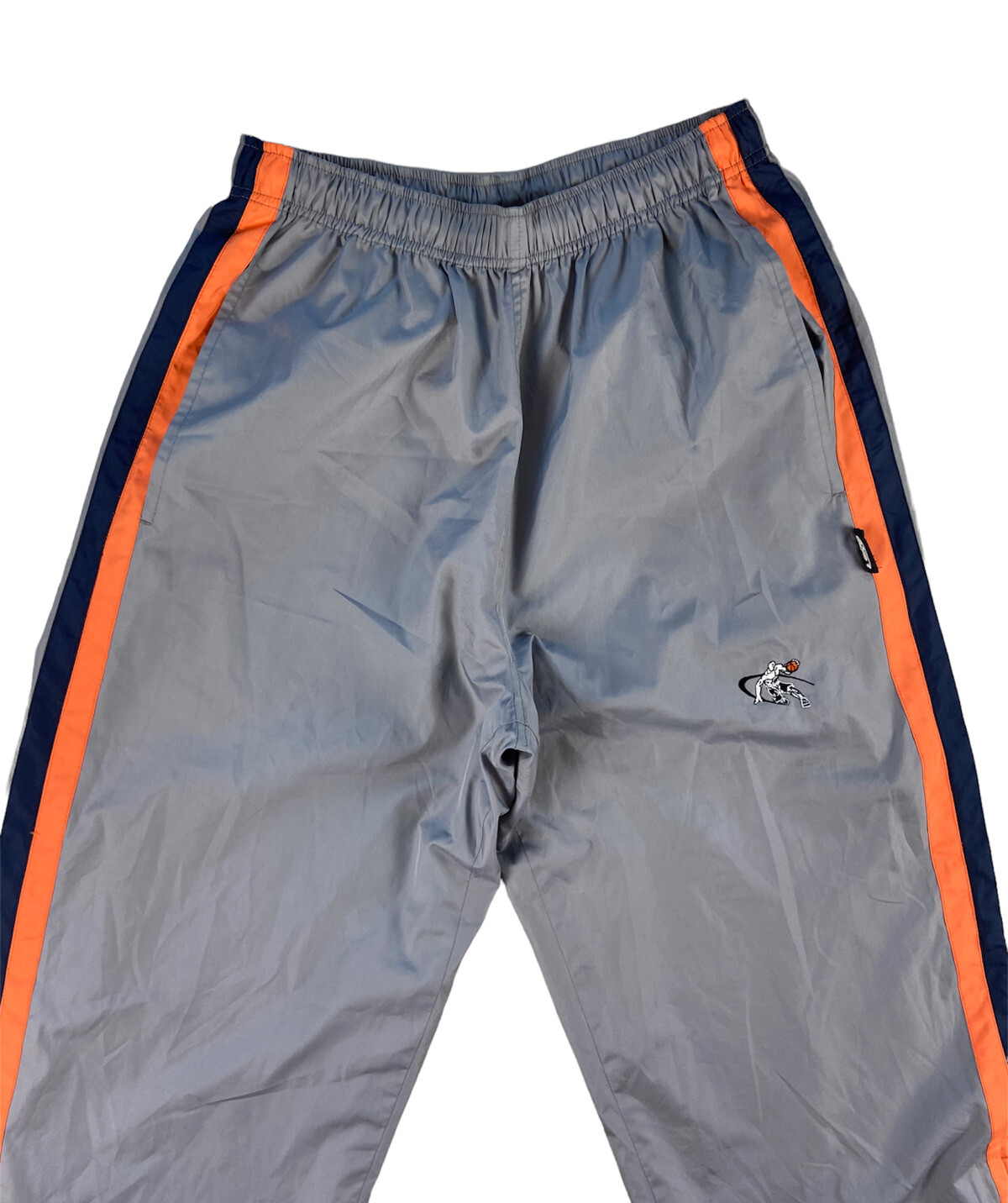 and1 basketball track pants vintage grey zip up ankles rare size large Polyester eBay