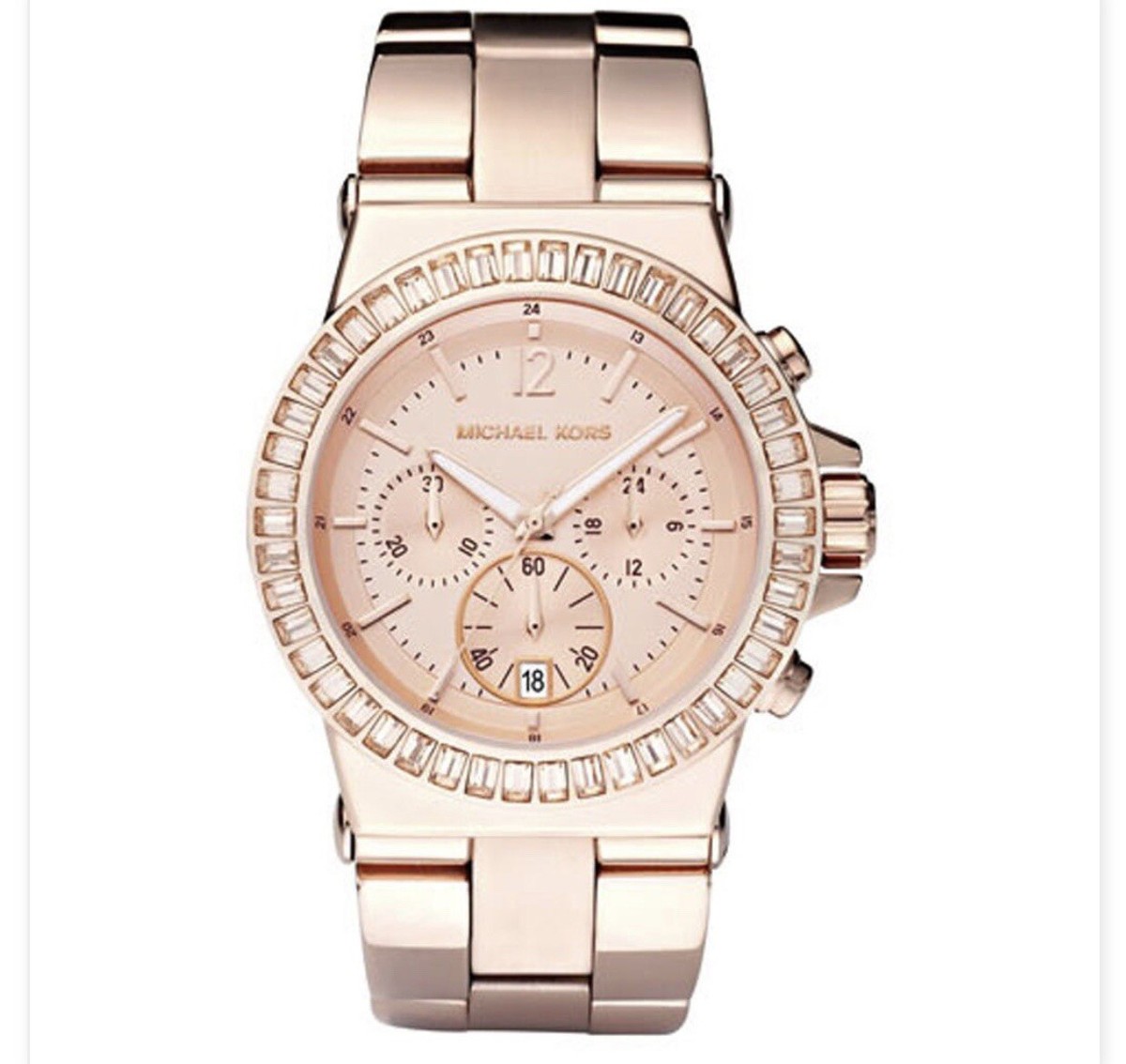 Michael Kors Baguette-Bezel MK5412 watch Michael Kors Baguette-Bezel Analog Watch Women... | Depop main image 4