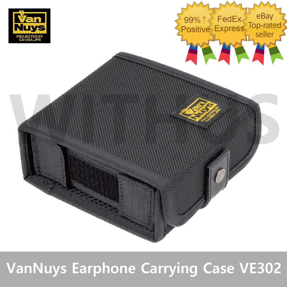 VanNuys Ballistic Bullet Proof Earphone IEM Storage Carrying Case