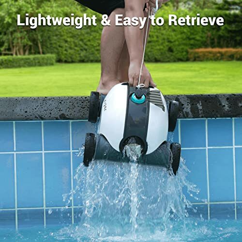 Cordless Robotic Pool Cleaner Automatic Pool Vacuum With Powerful Dualdrivers - Bild 6 von 8