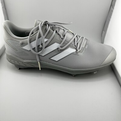 adidas Adizero Afterburner 8 Silver Gray Baseball Cleat H00979 RIGHT CLEAT ONLY