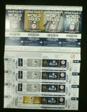 NY YANKEES 2017 SEASON " ALL" POST SEASON GAMES UNCUT UNUSED MINT 