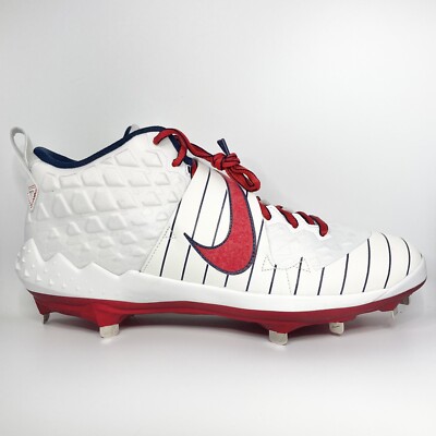 Nike Zoom Force Trout 6 PE Pinstripe Kansas City Monarch Negro League Cleat Sz13