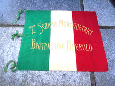 ww1 regio esercito grande guerra alpini gagliardetto bandiera pinerolo ufficiale