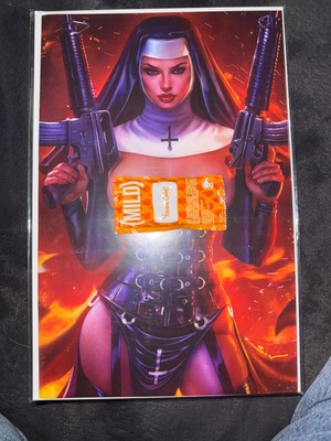 Murder Nun #1 Firepower Edition Sinful Risqué Virgin LE 250 Sun Khamunaki