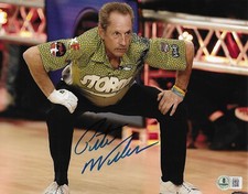 Pete Weber Signed 8x10 Photo BAS Autographed PBA Triple Crown 281