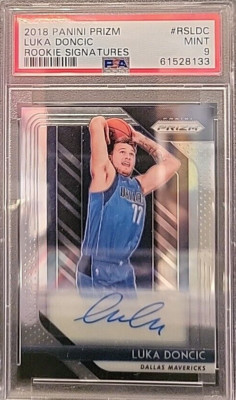 2018-19 Prizm Rookie Signatures #RSLDC Luka Doncic Rookie Auto PSA
