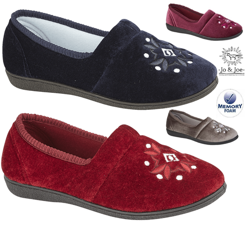 Womens Ladies Hard Sole Indoor Outdoor 