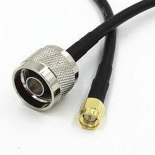 1 x New N Male to SMA Male Crimp RG58 Pigtail RF Straight Cable 20cm high quali