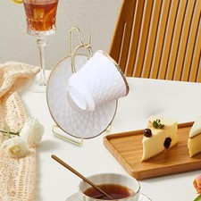 Tea Cup and Saucer Display Stand Cup Holder for Party Dining Room Kitchen