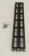 Panduit CPP48WBLY Mini-Com Modular Patch Panel with Faceplate 48 Port 2 RU Black