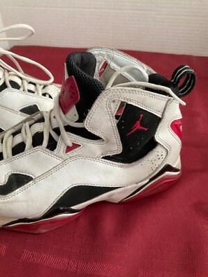 Jordan True Flight White Cement High Top Sneakers White Black Red Mens Size 9 Men main image 3