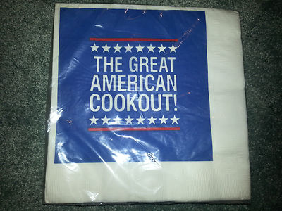 Hallmark Vintage Riesige Papier Servietten Präsidenten Wahl Groß American