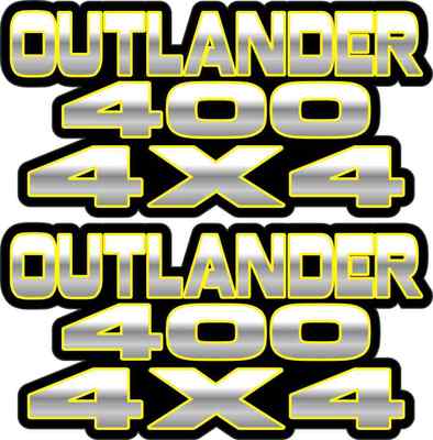 Factory EFX Red 4x4 Fender & Gas Tank Graphics Decal Sticker Kit For ATV/Quad 4 thumbnail image