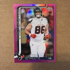 2025 Topps Chrome Dalton Schultz Pink Refractor /250