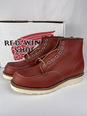 Red Wing Heritage Moc Toe Boots 8875 8.5 D Classic Red Oro Russet