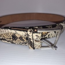 Nocona Belt Co. Genuine Snake Belt Size 28 EUC
