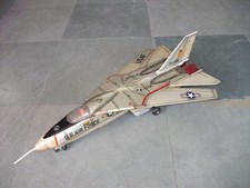 Vintage USAF F-111A T.N Mark Battery Litho Airplane Bakelite  Tin Toy , Japan