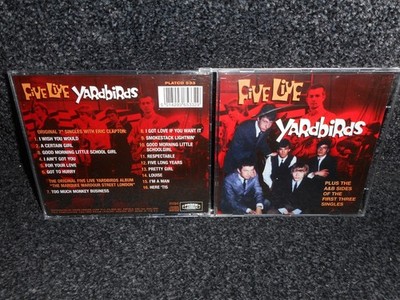 YARDBIRDS: FIVE LIVE + YARDBIRDS w ERIC CLAPTON & JEFF BECK - 30 TRACKS on 2CD