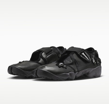 NIKE Women's Air Rift IV5682-001 Black Wolf Grey Metallic Silver