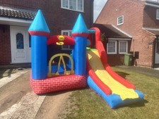 Bouncy castle and slide for infants