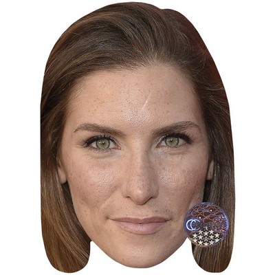 Sarah Levy (Smile) Celebrity Mask, Flat Card Face, Fancy Dress Mask