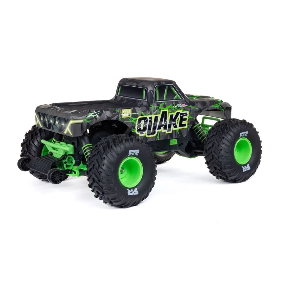 Arrma QUAKE 2WD 223S BLX 1/10 Verde - Automodello Monster Truck - Immagine 3 di 4