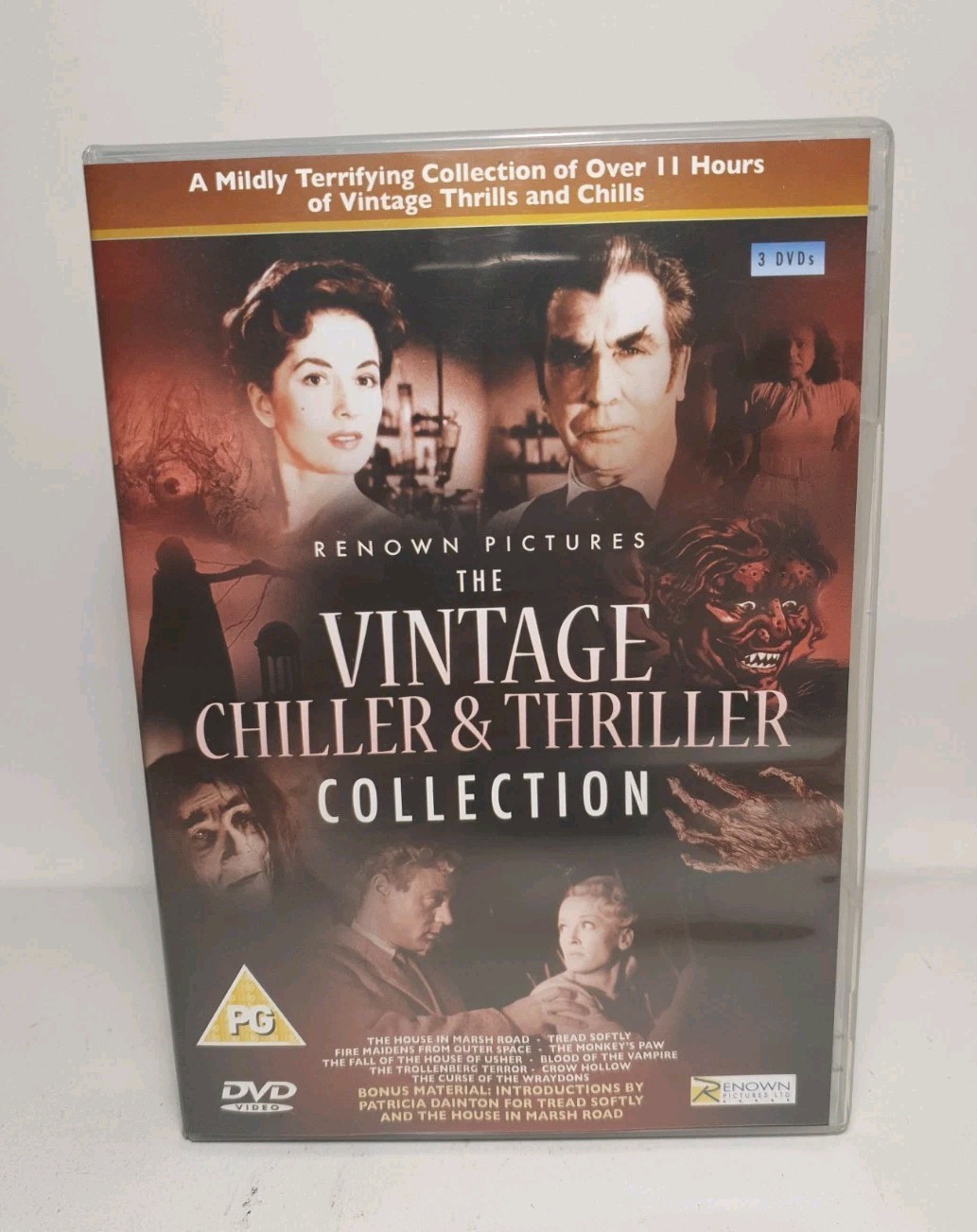 The Vintage Chiller & Thriller Collection Dvd Boxset Renown Pictures Dvd Set