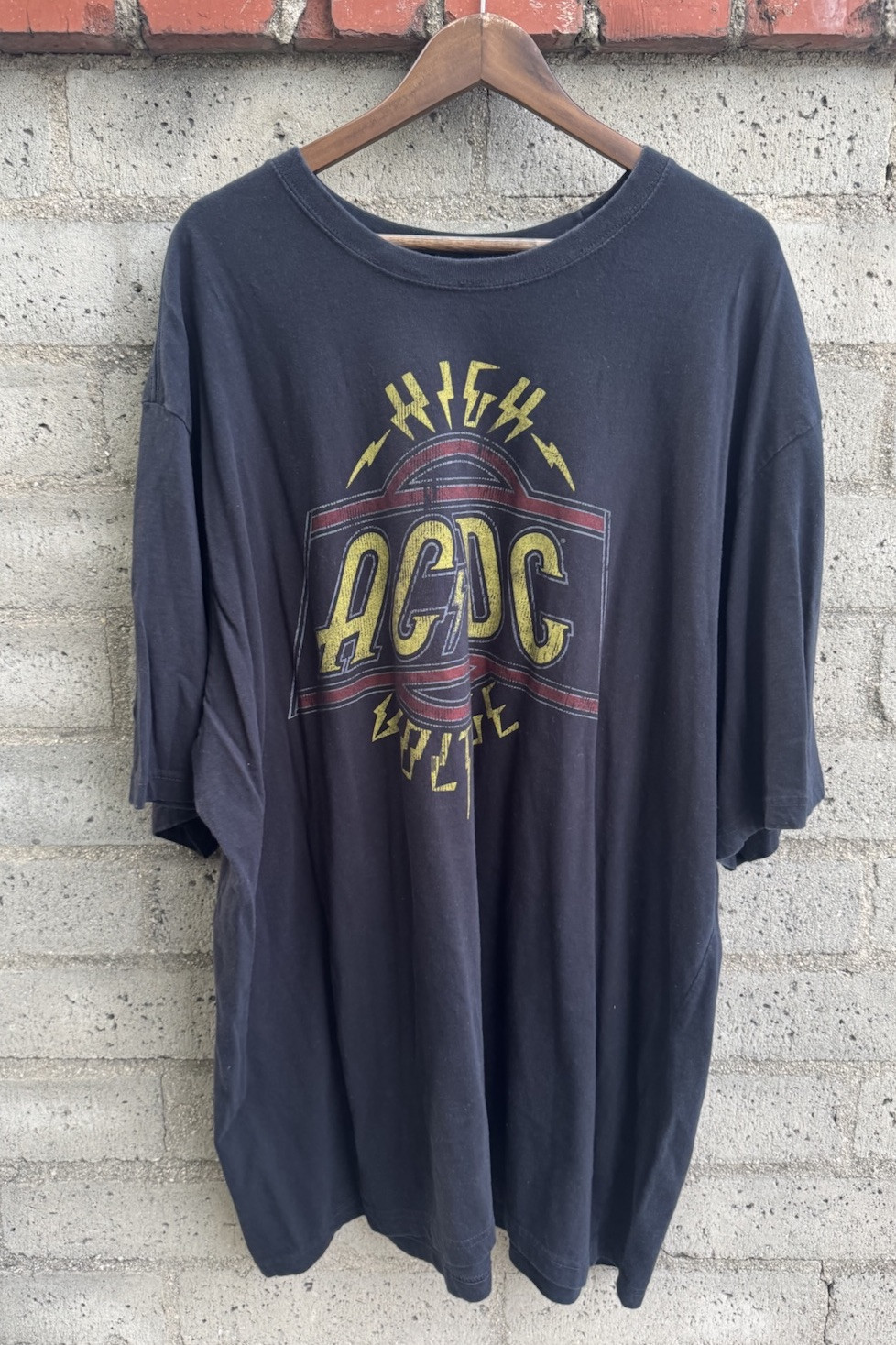 AC/DC High Voltage Rock & Roll Graphic T-Shirt Men's Size 4XLT Body ...