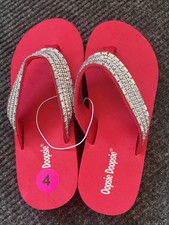 Women s Red Slippers Size 4
