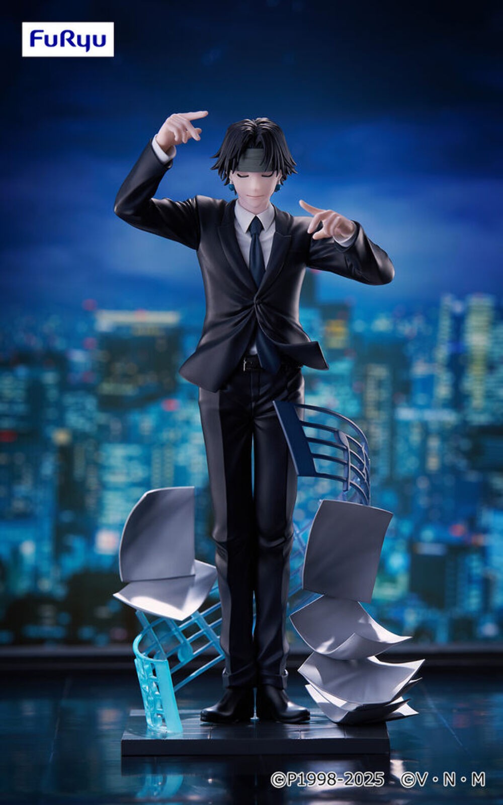 Figurine Hunter x Hunter Kuroro d'exception de 20 cm signée FuRyu