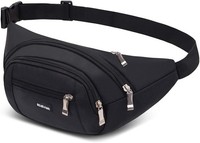 Bauchtasche GüRteltasche Wasserdicht 3 ReißVerschluss Taschen Outdoor Sport