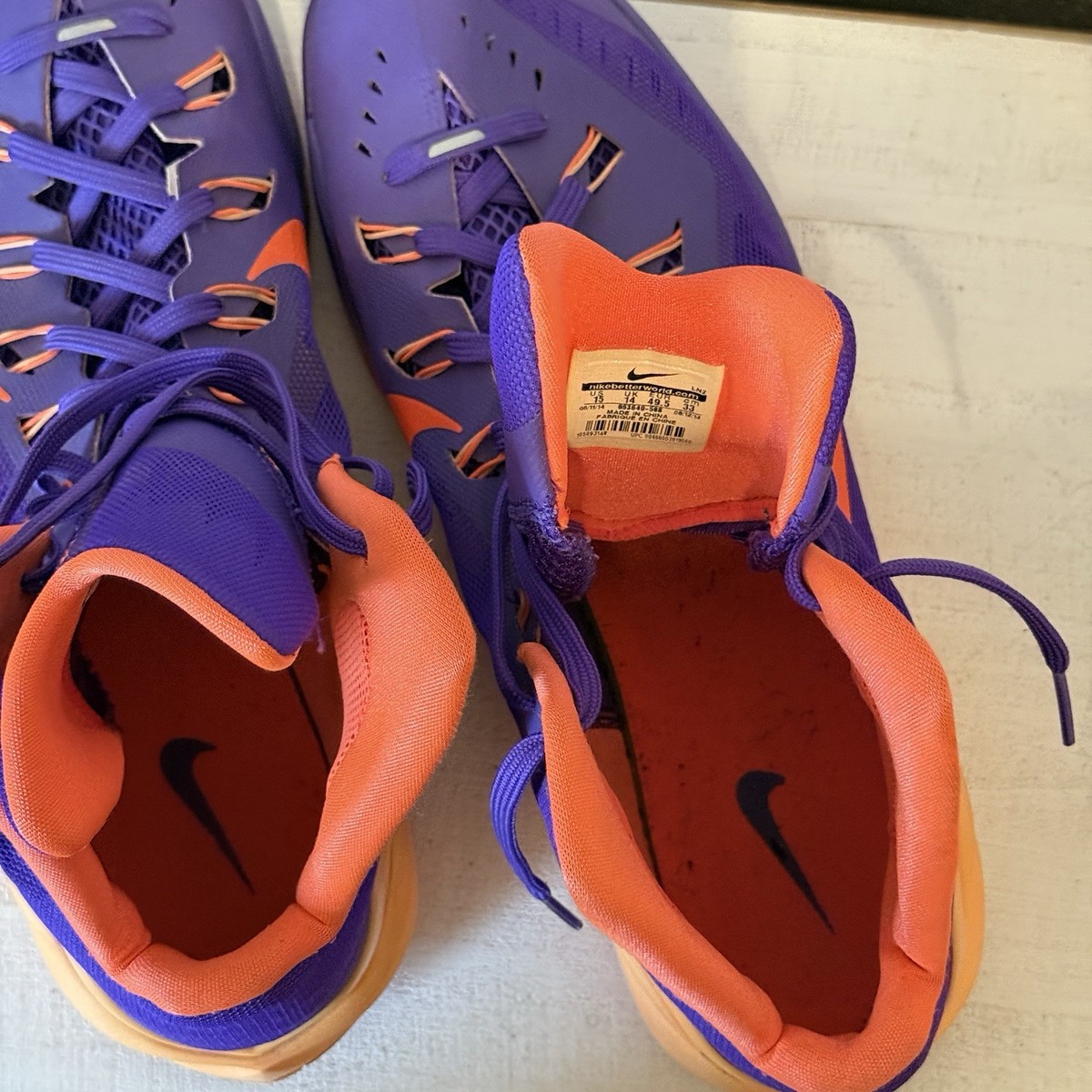 Nike Hyperdunk Purple Orange Devin Booker KD Men\'s Size 15 Nike Hyperdunk Purple Orange Devin Booker KD Men main image 4