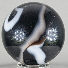 Large Vacor Zebra Marble .97 Inches Near-Mint Condition Condition