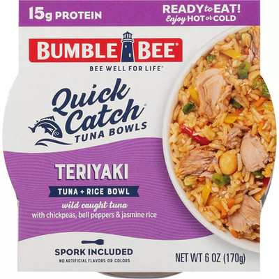 Bumble Bee Quick Catch Tuna & Rice Bowl Teriyaki