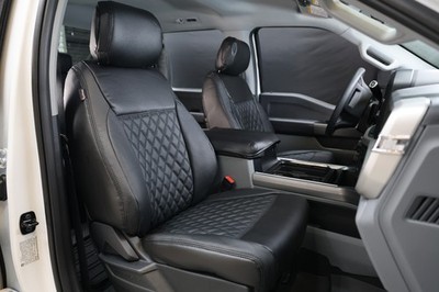 Seat Covers for 2022-2026 Toyota Tundra Leatherette Front Set (BASIC PACKAGE)