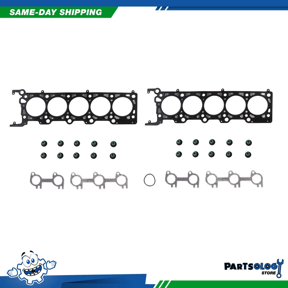 DNJ HGS4183 MLS 气缸盖套件 适用于 97-02 福特 Excursion 6.8L SOHC 20v — 第 3/3 张图片