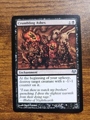 Crumbling Ashes: Eventide: Never Played: Magic the Gathering