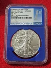 2016-W Silver Eagle Dollar ASE NGC MS 70 BURNISHED 30th ANNIVERSARY FDI  #T1269
