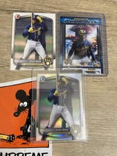 Topps Bowman Chrome & Draft Refractor & Insert  2025 Jesús Made Brewers Lot 3 