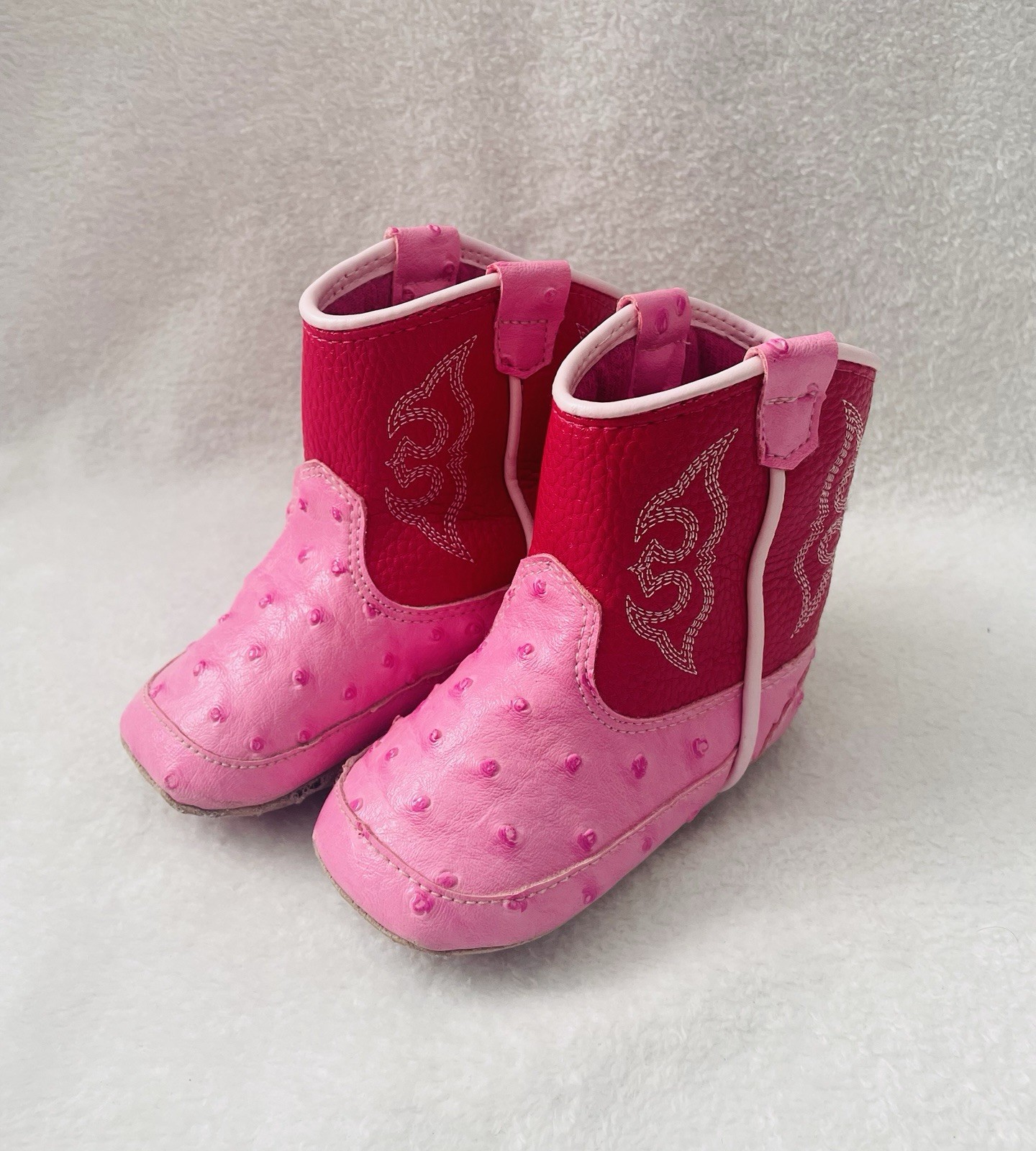 Blazin Roxx Infant Baby Boots Pink Cowgirl Boots Leather Baby Girl Western