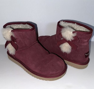 Koolaburra by UGG Victoria Mini Women's Winter Boots Size: 8 Burgundy Red Shoes