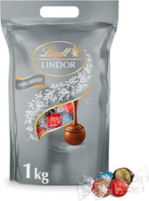 Lindt Lindor Silver or Dark Assorted Chocolate Truffles 1Kg Bag Approx. 80 Balls