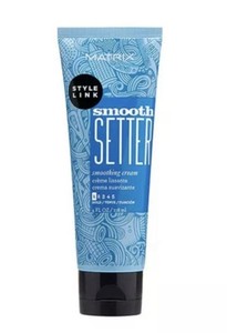 Matrix Style Link SMOOTH SETTER Smoothing Cream 4 oz Hair Styling Opened