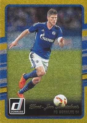 2016-17 Donruss Soccer Set Base Common (91 - 100) Gold