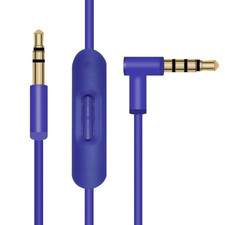 Solo Replacement 3.5mm Audio Cable Cord Wire with in-line Remote Purple