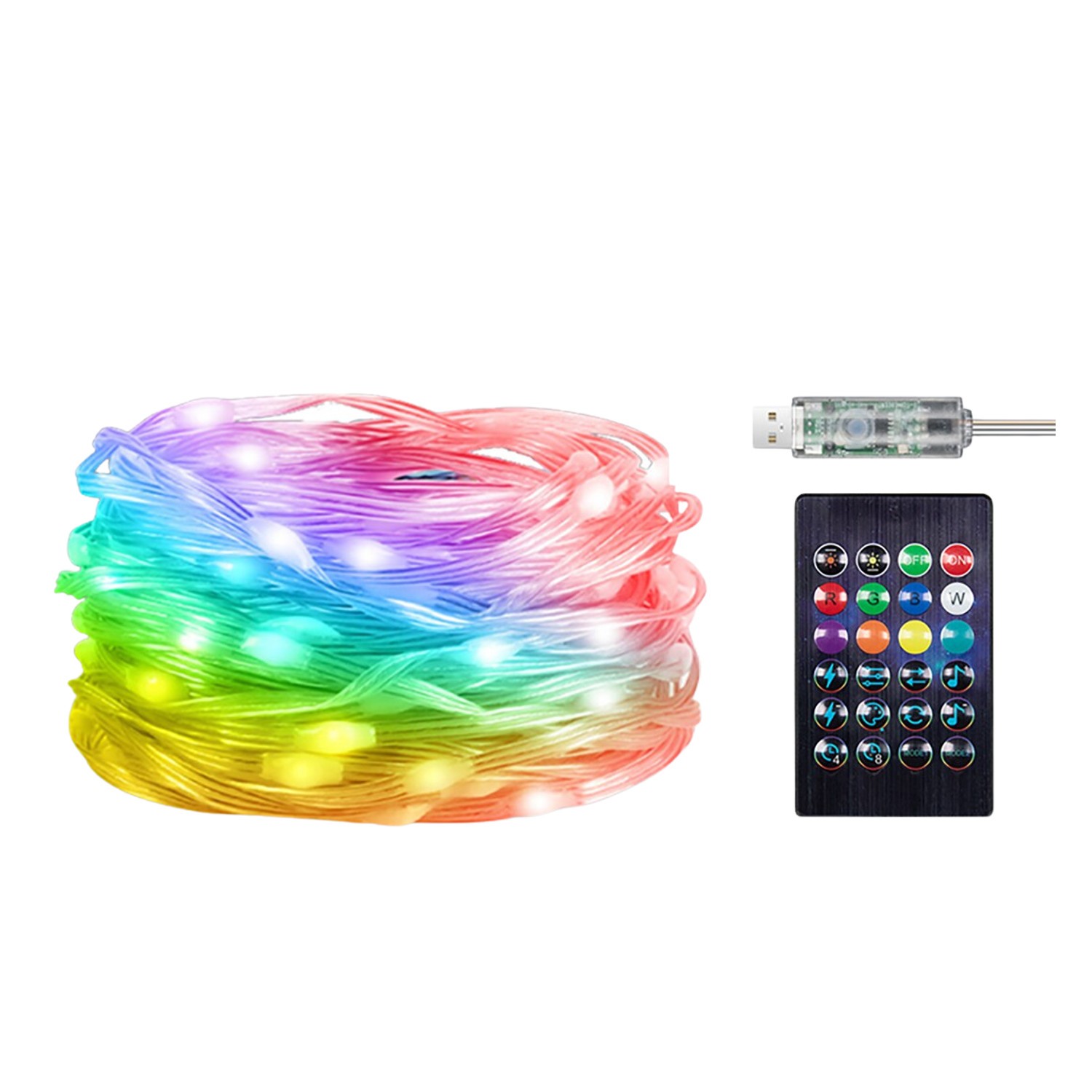 Guirlande LED Rabalux Biri pour illuminer vos soirées de jardin multicolores