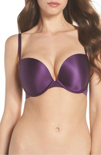 Le Mystere 3324 Infinite Underwire T-Shirt Bra SZ 36C Purple